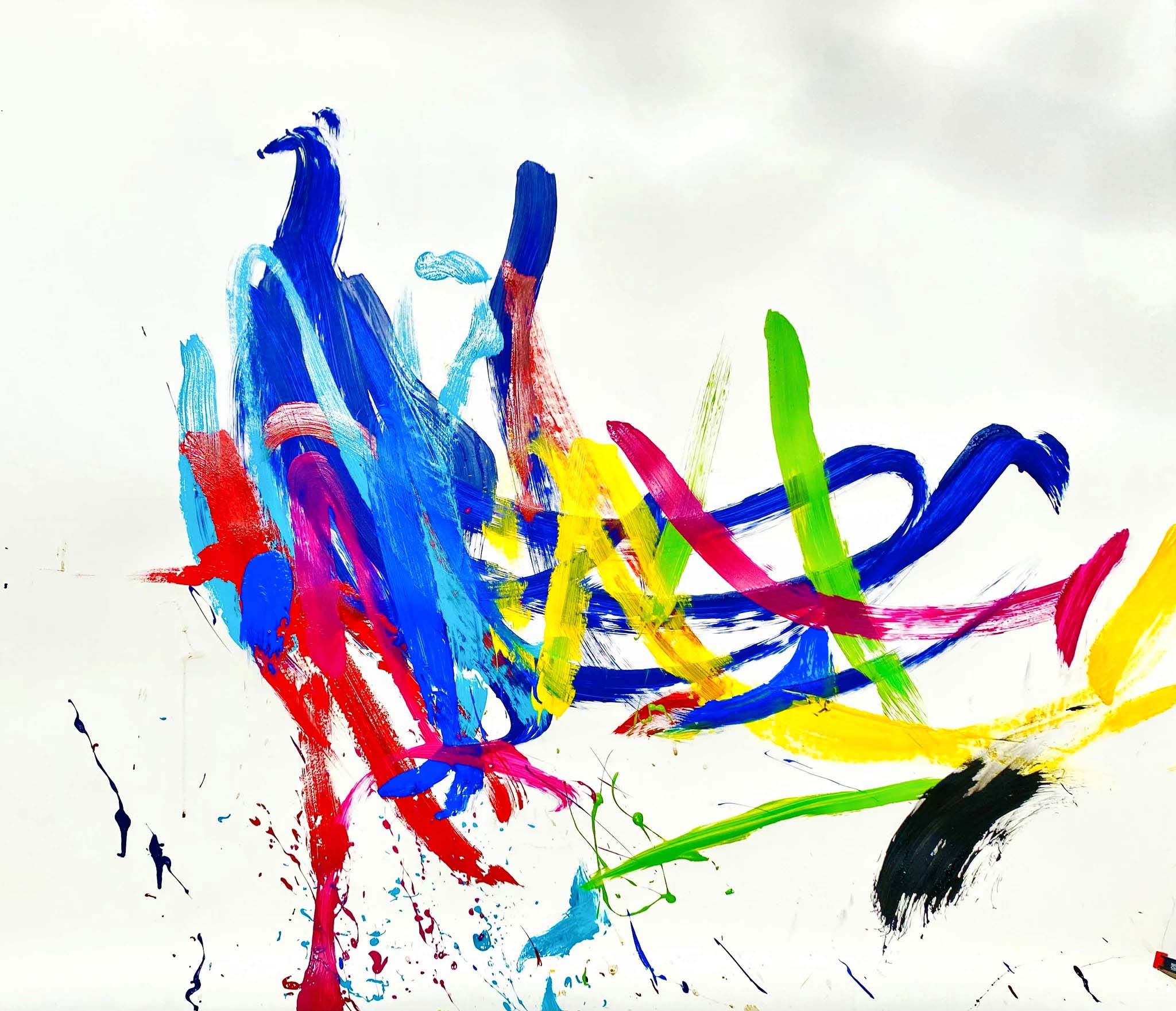 painting by pigcasso: peacockaroo